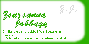 zsuzsanna jobbagy business card